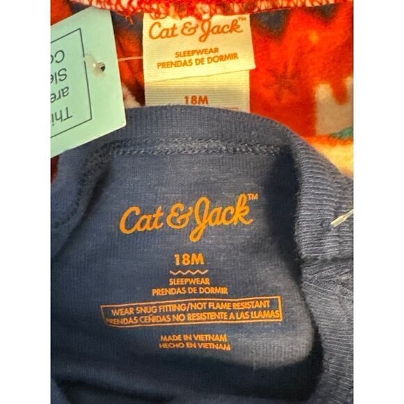Cat & Jack Winter Holiday Theme‎ Sleepwear 2 piece Set Unisex Size 18 Mos. NWT - Picture 6 of 8